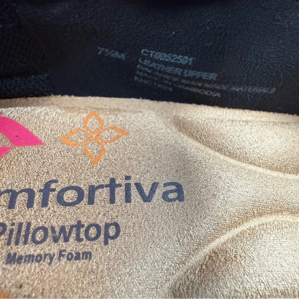 Comfortiva‎ Hayes Mary Jane Pump, Black Leather, size 7.5 - Picture 7 of 8